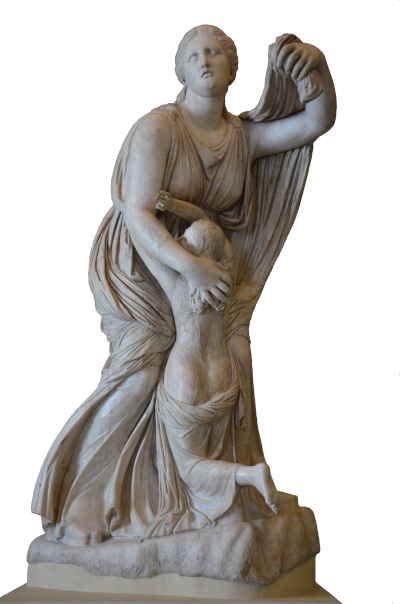 Niobe com a filha mais nova (II séc, Museo degli Uffizi, Firenze)